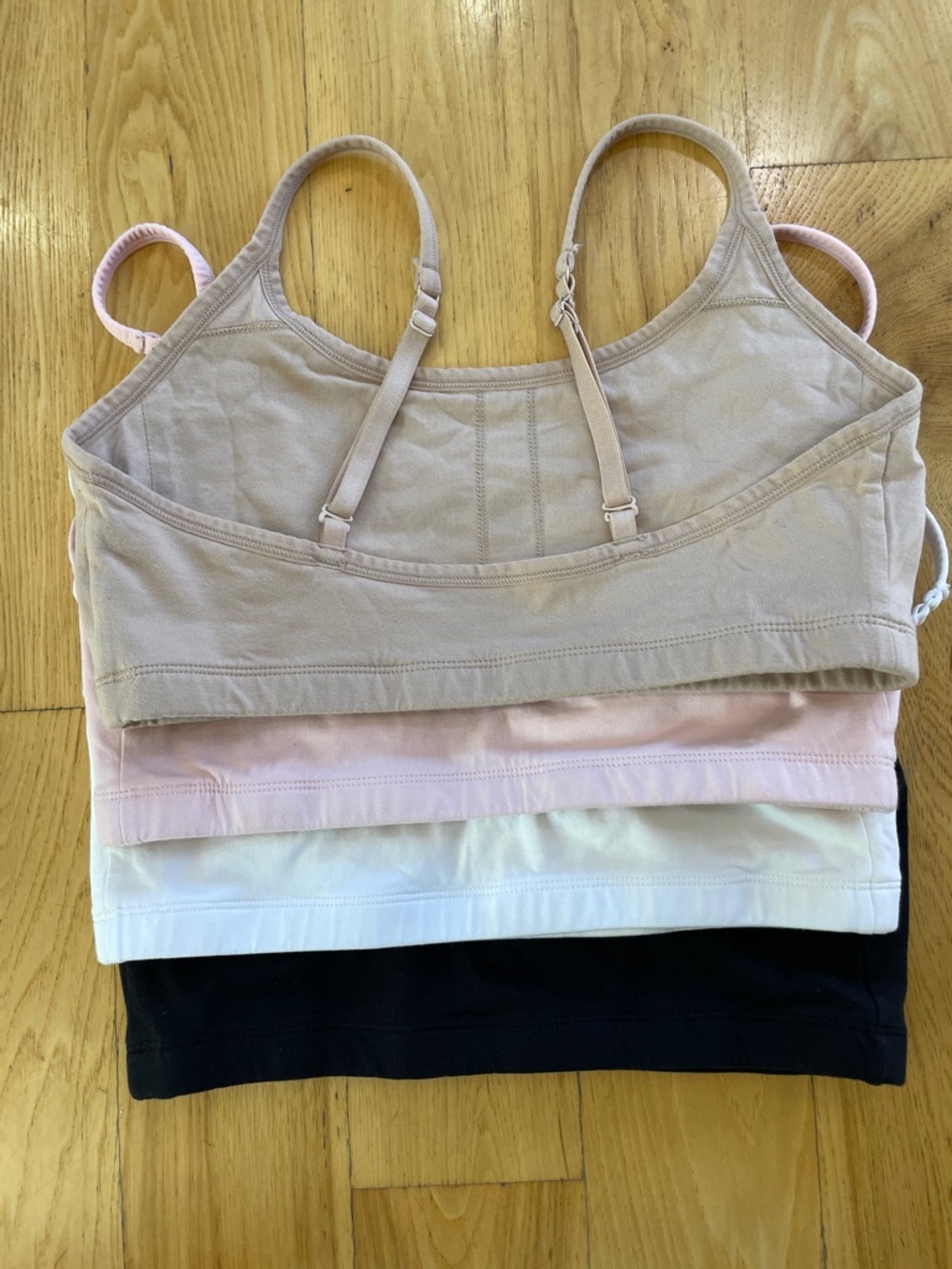 Pact Everyday Strappy Scoop Bralette M Lot of 4 - Picture 4 of 4